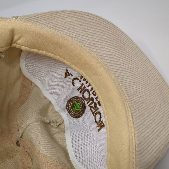 Nissin AC Houston Lumber 5 Panel Corduroy Rope Hat Beige Brown OSFM Snapback - Picture 8 of 9